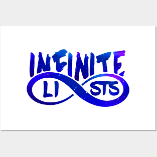 infinite lists Merch Posters and Art